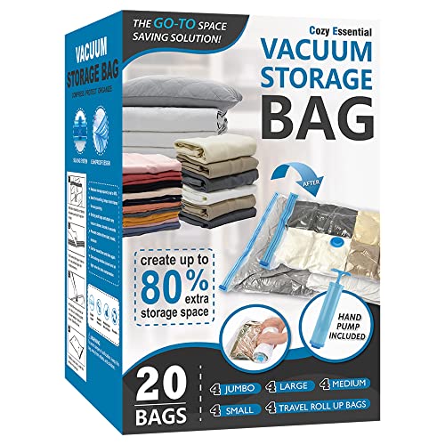 Variety Cube Vacuum Bags Clear Pkg/2 | The Container Store