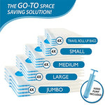 10x Jumbo Large Vacuum Storage Bags Seal Space Saving Clothes Quilts  Organizer